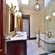 luxury toronto bathroom shower glass