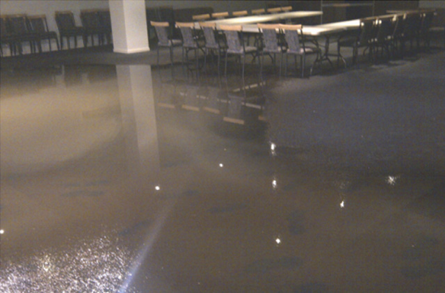 before flood restoration Toronto